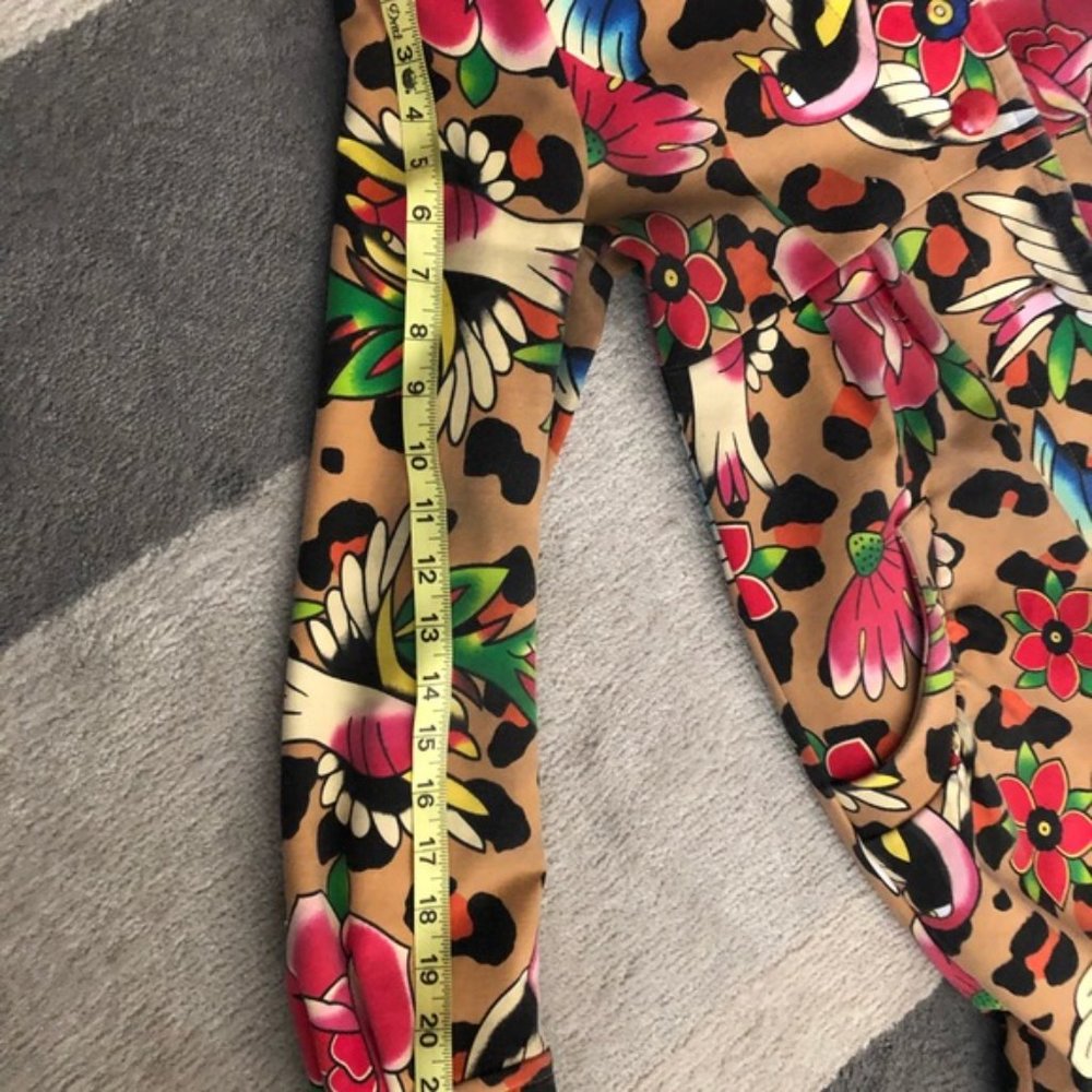 Sale! Iron Fist Leopard Fur rockabilly punk rocker  coat - Picture 6 of 9